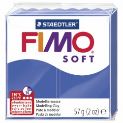 Staedtler Fimo Soft Πηλός 57gr Brilliant Blue (33)