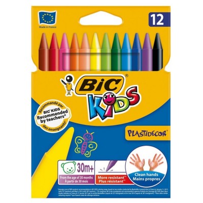 BIC Kids Κηρομπογιές 12 Χρώματα