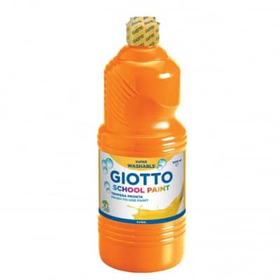 Giotto Τέμπερα School Paint 500ml Πορτοκαλί