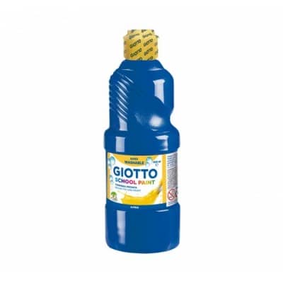 Giotto Τέμπερα School Paint 500ml Σκούρο Μπλε