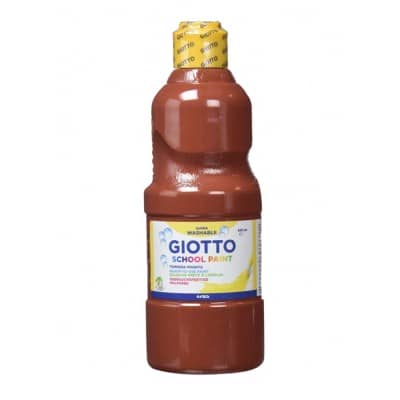 Giotto Τέμπερα School Paint 500ml Καφέ