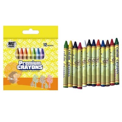 Premium Crayons Κηρομπογιές 12 Χρώματα