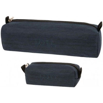 Κασετίνα POLO Wallet Mπλε- Γκρι Jean