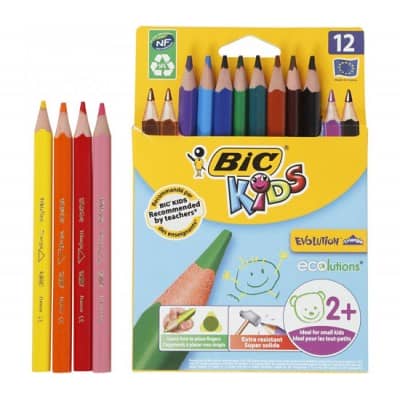 Ξυλομπογιές BIC Kids "Evolution" 12τμχ