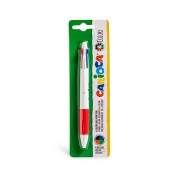 Carioca Στυλό 4 Χρωμάτων Ballpoint 1mm