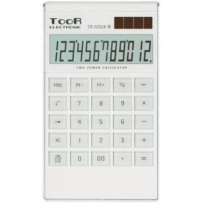 Αριθμομηχανή 12 Ψηφίων TR-2232A-W