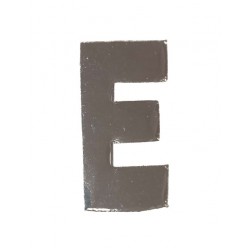 Αυτοκόλλητο Γράμμα "Ε" Ασημί 2.5x3cm