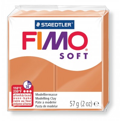 Staedtler Fimo Soft Πηλός 57gr Κονιάκ (Cognac 76)