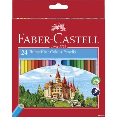 Faber-Castell Ξυλομπογιές 24 Χρώματα