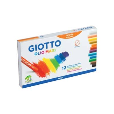 Giotto Λαδοπαστέλ Olio Maxi 12 τεμ.