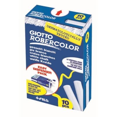 Giotto Κιμωλίες Robercolor 10 Λευκές