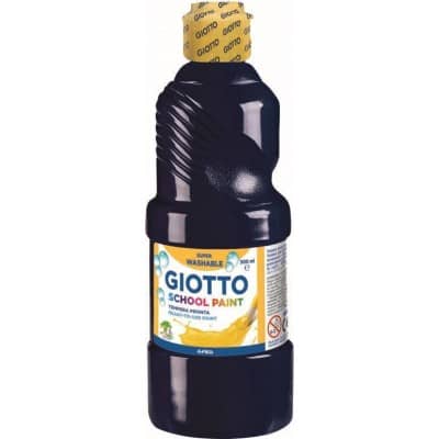 Giotto Τέμπερα School Paint 500ml Μαύρο