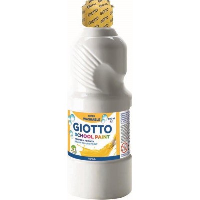 Giotto Τέμπερα School Paint 500ml Λευκό