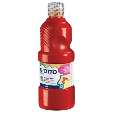 Giotto Τέμπερα School Paint 500ml Scarlet Κόκκινο