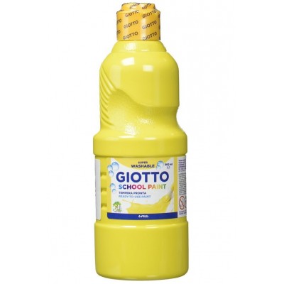 Giotto Τέμπερα School Paint 500ml Κίτρινο