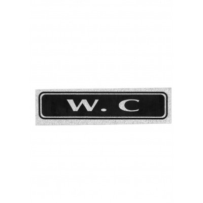 Πινακίδα Σήμανσης "W.C." 5x20cm