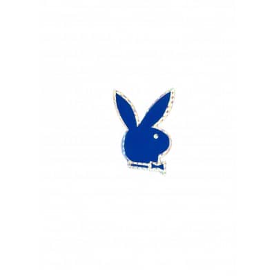 Αυτοκόλλητο Σήμα "Playboy" Μπλε 5,5x9cm