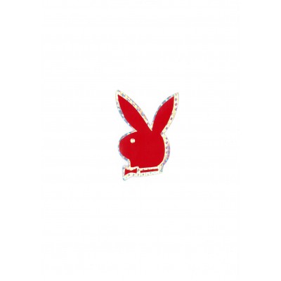 Αυτοκόλλητο Σήμα "Playboy" Κόκκινο 5,5x9cm