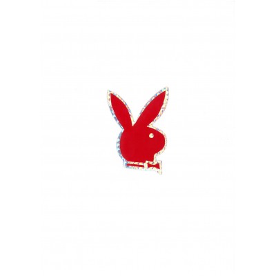 Αυτοκόλλητο Σήμα "Playboy" Κόκκινο 5,5x9cm