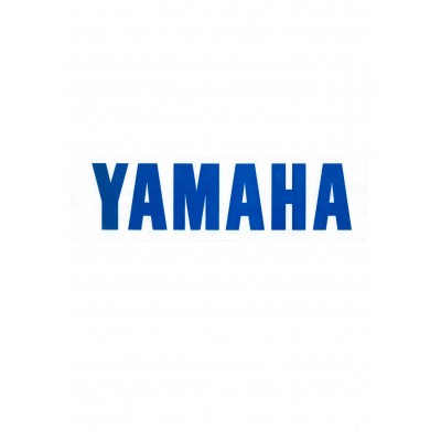 Αυτοκόλλητο Σήμα "YAMAHA" Μπλε 20x5,5cm
