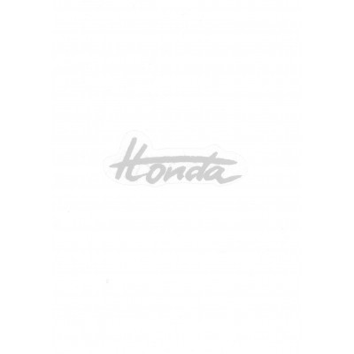 Αυτοκόλλητο Σήμα "Honda" Ασημί 12,5x5cm