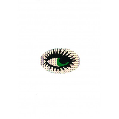 Αυτοκόλλητο Σήμα "Μάτι" Πράσινο 10x6,5cm
