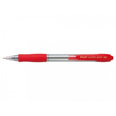 Pilot Στυλό Super Grip Medium 1mm Κόκκινο