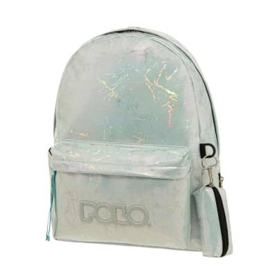 Σακίδιο POLO MARBLE Λευκό-Γαλάζιο (901133-8217)