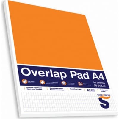 Μπλοκ Κατριγέ Overlap Α4 50Φ.
