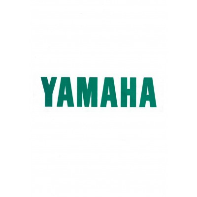 Αυτοκόλλητο Σήμα "YAMAHA" Πράσινο 20x5,5cm