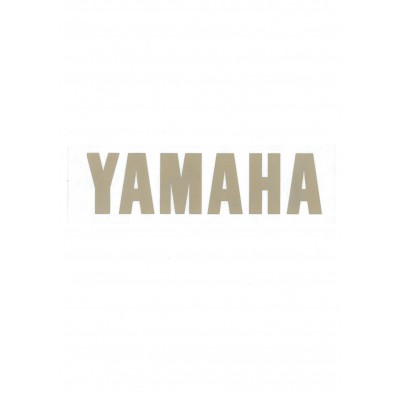 Αυτοκόλλητο Σήμα "YAMAHA" Χρυσό 20x5,5cm