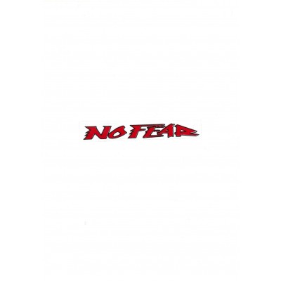 Αυτοκόλλητο Σήμα "No Fear" Κόκκινο 13x2cm