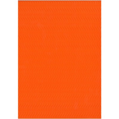 Χαρτόνι Οντουλέ Κυματιστό Πορτοκαλί 50x70cm 300gr