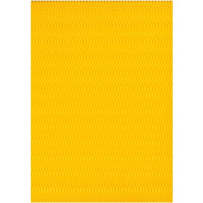 Χαρτόνι Οντουλέ Κυματιστό Κίτρινο 50x70cm 300gr