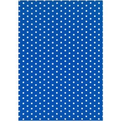 Χαρτόνι Οντουλέ Πουά Μπλε-Λευκό 50x70cm 300gr