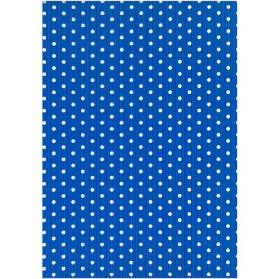 Χαρτόνι Οντουλέ Πουά Μπλε-Λευκό 50x70cm 300gr