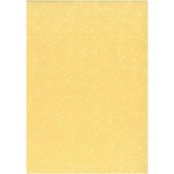 Χαρτόνι Κάνσον Χρυσό Ανάγλυφο Λουλούδια 50x70cm 300gr