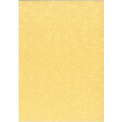 Χαρτόνι Κάνσον Χρυσό Ανάγλυφο Λουλούδια 50x70cm 300gr