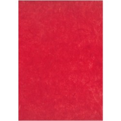 Χαρτόνι Ανάγλυφο Άχυρο Μεταξωτό Κόκκινο 47x64cm 25gr