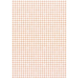 Χαρτόνι Κάνσον Καρό Πορτοκαλί Λευκό 24x34cm 220gr