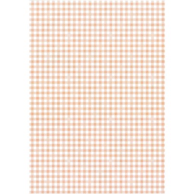 Χαρτόνι Κάνσον Καρό Πορτοκαλί Λευκό 24x34cm 220gr