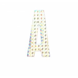 Αυτοκόλλητο Γράμμα "Α" Ασημί 2.5x3cm