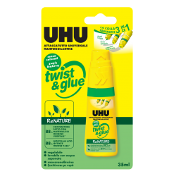 Κόλλα UHU Twist & Glue ReΝature 35 ml