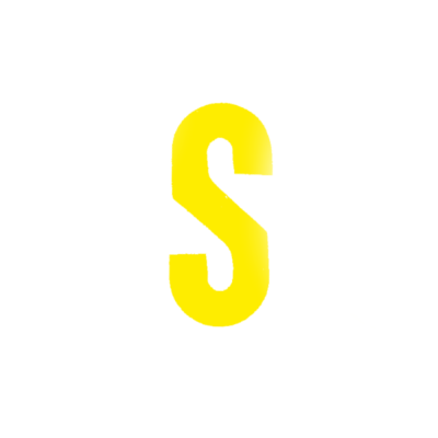 Αυτοκόλλητο Γράμμα "S" Κίτρινο 2,5x3cm