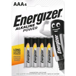 Energizer Μπαταρίες Αλκαλικές AAA 1.5V (4 τεμάχια)