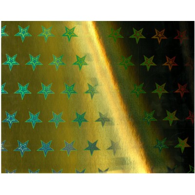 Χαρτόνι Χρυσό Μεταλλικό Αστέρια 50x70cm 220gr