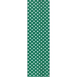 Χαρτί Γκοφρέ 0.50cm x 2.00m Πουά Πράσινο-Λευκό