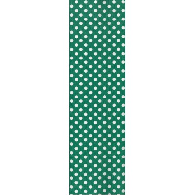 Χαρτί Γκοφρέ 0.50cm x 2.00m Πουά Πράσινο-Λευκό