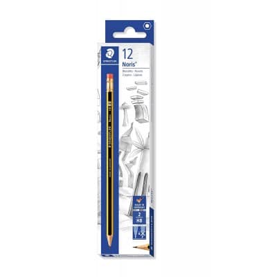 Staedtler Μολύβι 2HB Noris 122 με γόμα Κουτί 12 τμχ.