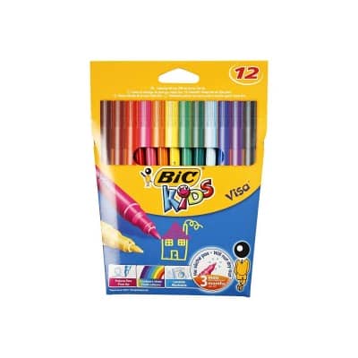 Μαρκαδόροι BIC Kids "Visa" 12τμχ